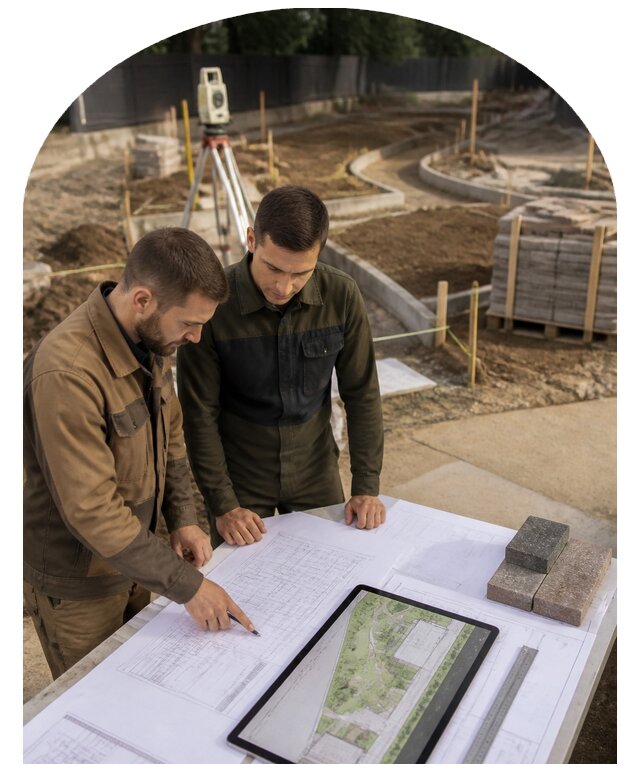 Проект благоустройства территории для дворов и парков в Азове